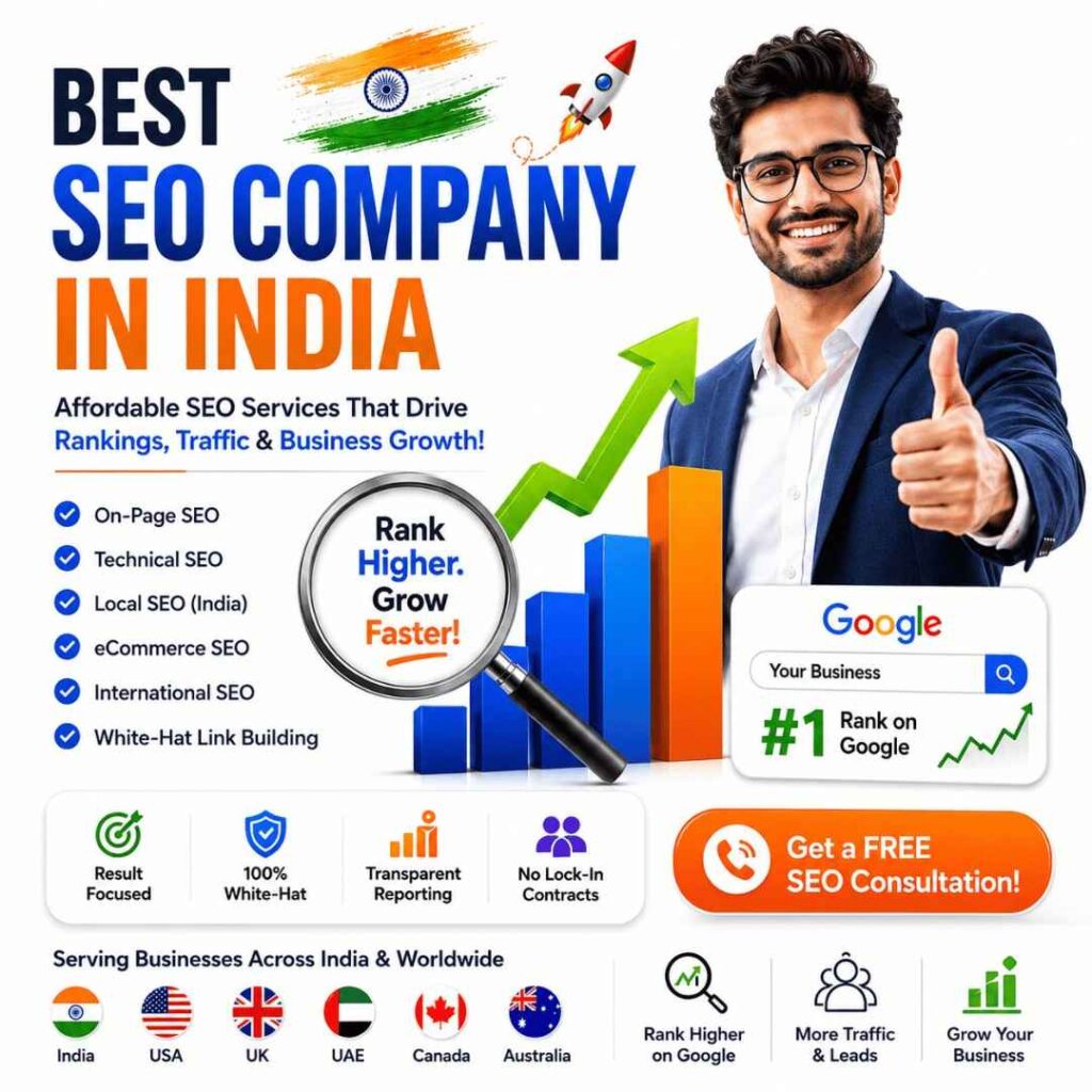 best seo company in india best seo services in india