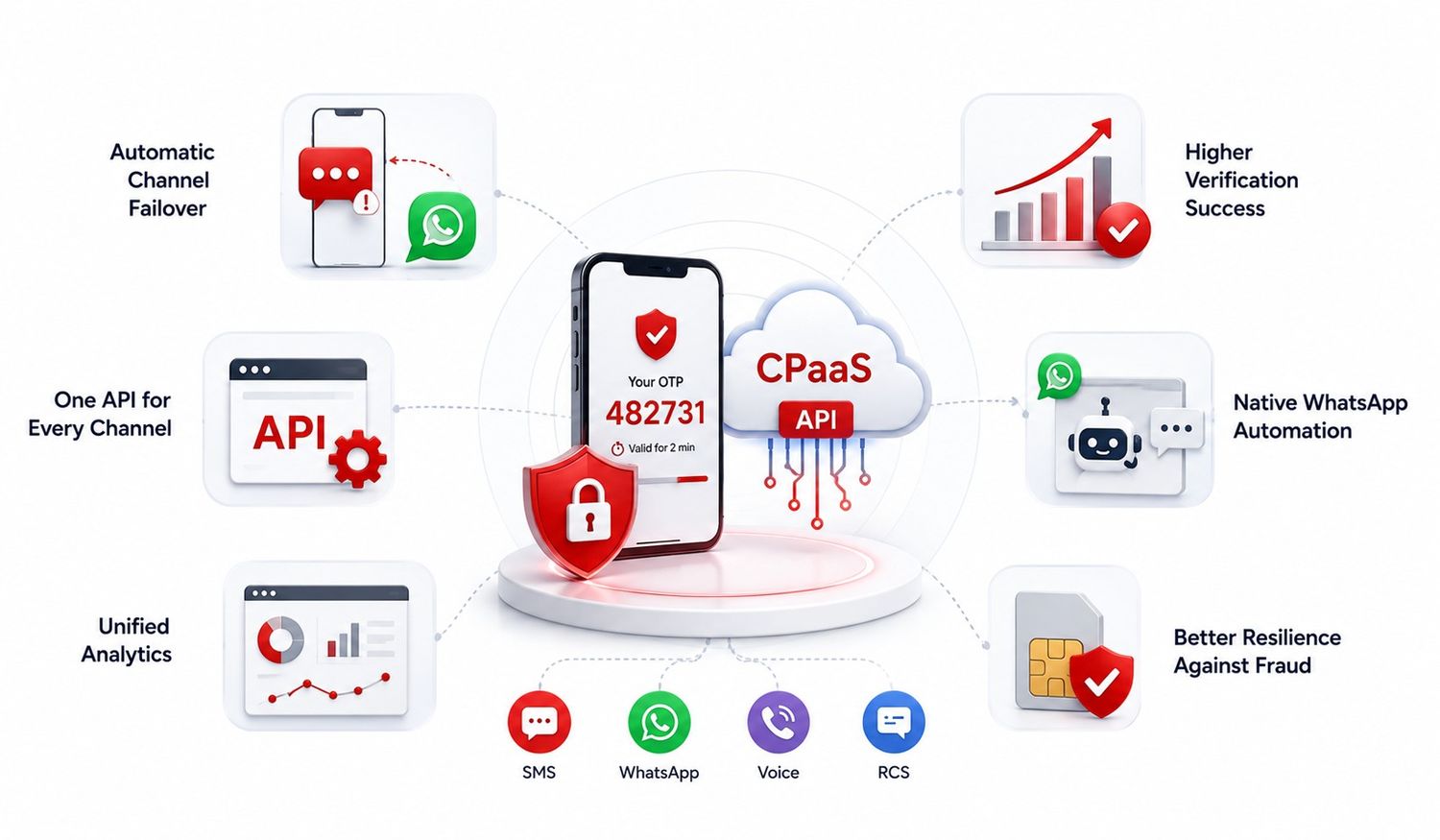 Benefits of an Omnichannel CPaaS Platform for OTP & WhatsApp Automation