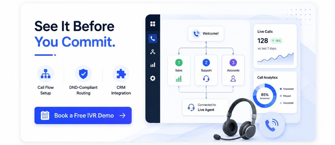 Book a free IVR demo