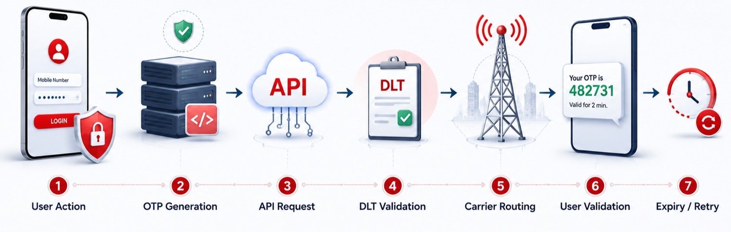 How OTP SMS Delivery Actually Works