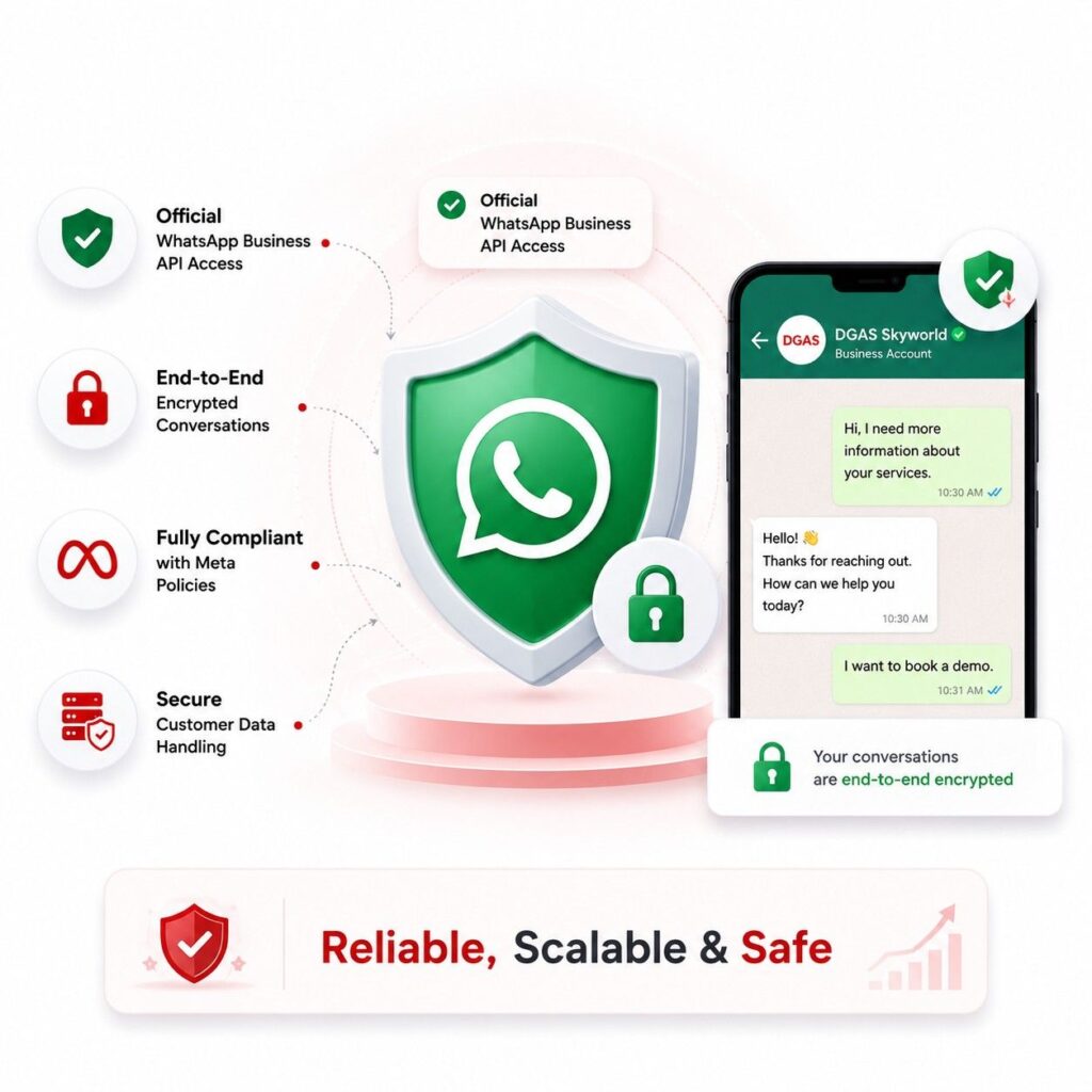 Official & Secure WhatsApp API