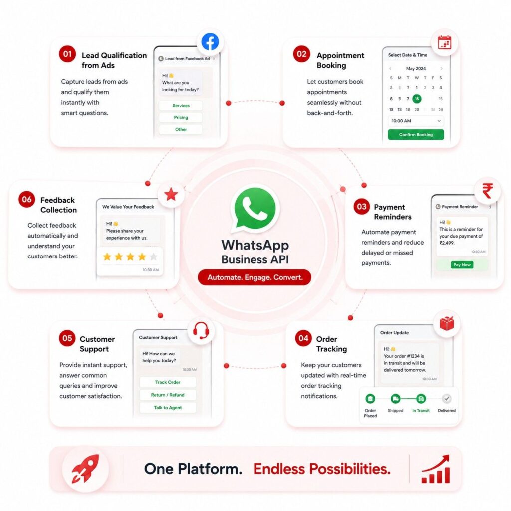 Real Use Cases What You Can Automate through WhatsApp Business API