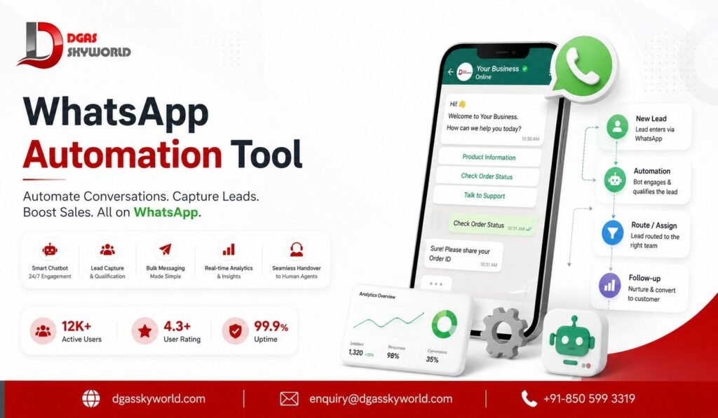 WhatsApp Automation Tool for Business | 2026 Guide | Features, Pricing & Setup