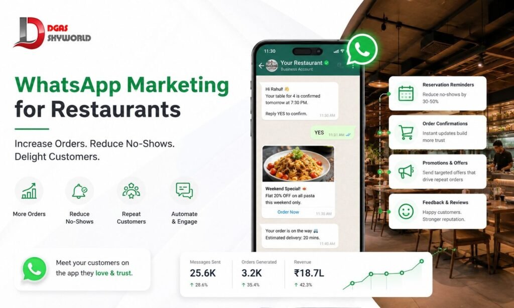 WhatsApp Marketing for Restaurants 2026: Complete Guide to More Orders & Reservations