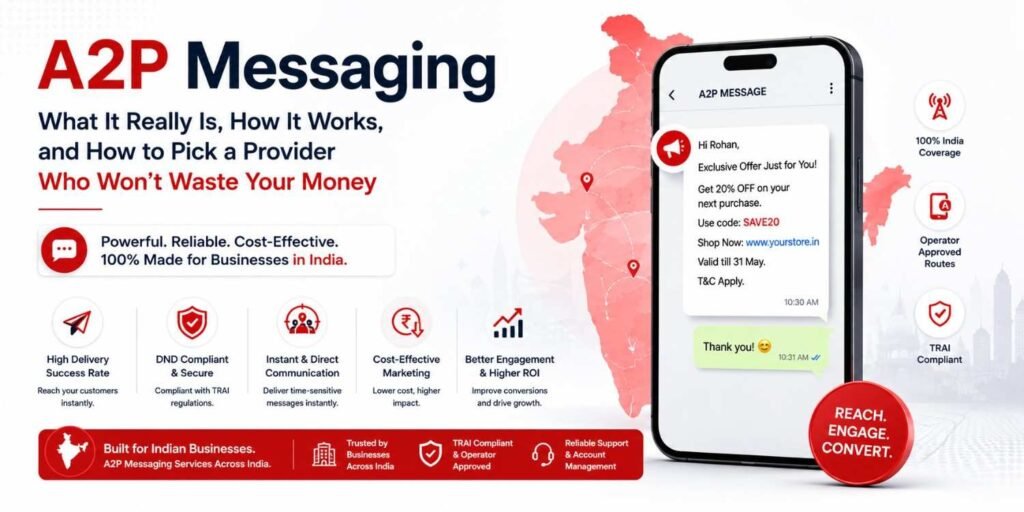 A2P Messaging in 2026: What It Really Is, How It Works, and How to Pick a Provider Who Won’t Waste Your Money