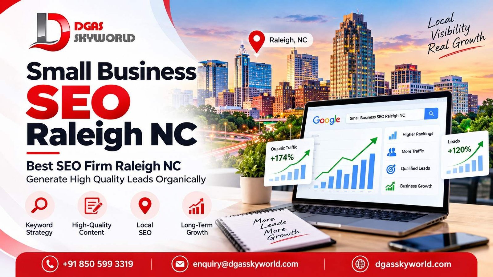 Small business search engine optimization Raleigh NC | Best SEO Firm Raleigh NC | Generate High Quality Leads Organically