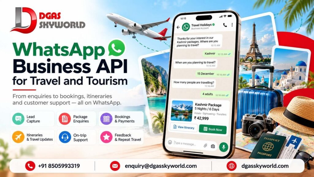 WhatsApp Business API for Travel and Tourism: Automating Travel Customer Communication