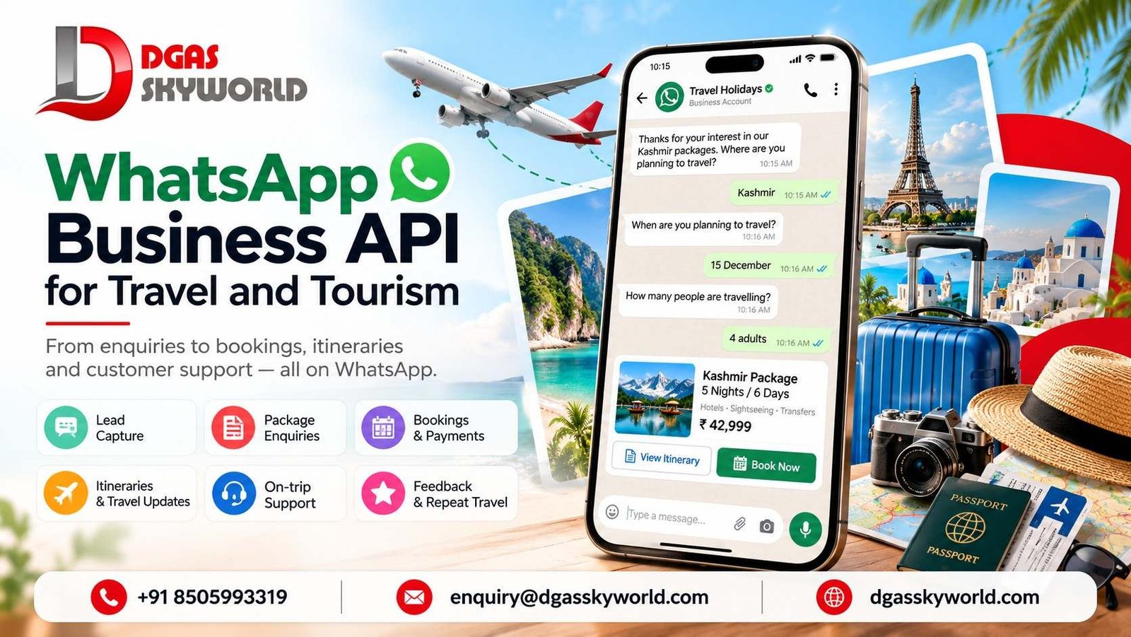 WhatsApp Business API for Travel and Tourism 2026